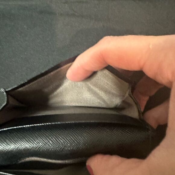 Burberry Black Nova Check Embossed Leather Bifold Wallet - Picture 5 of 7